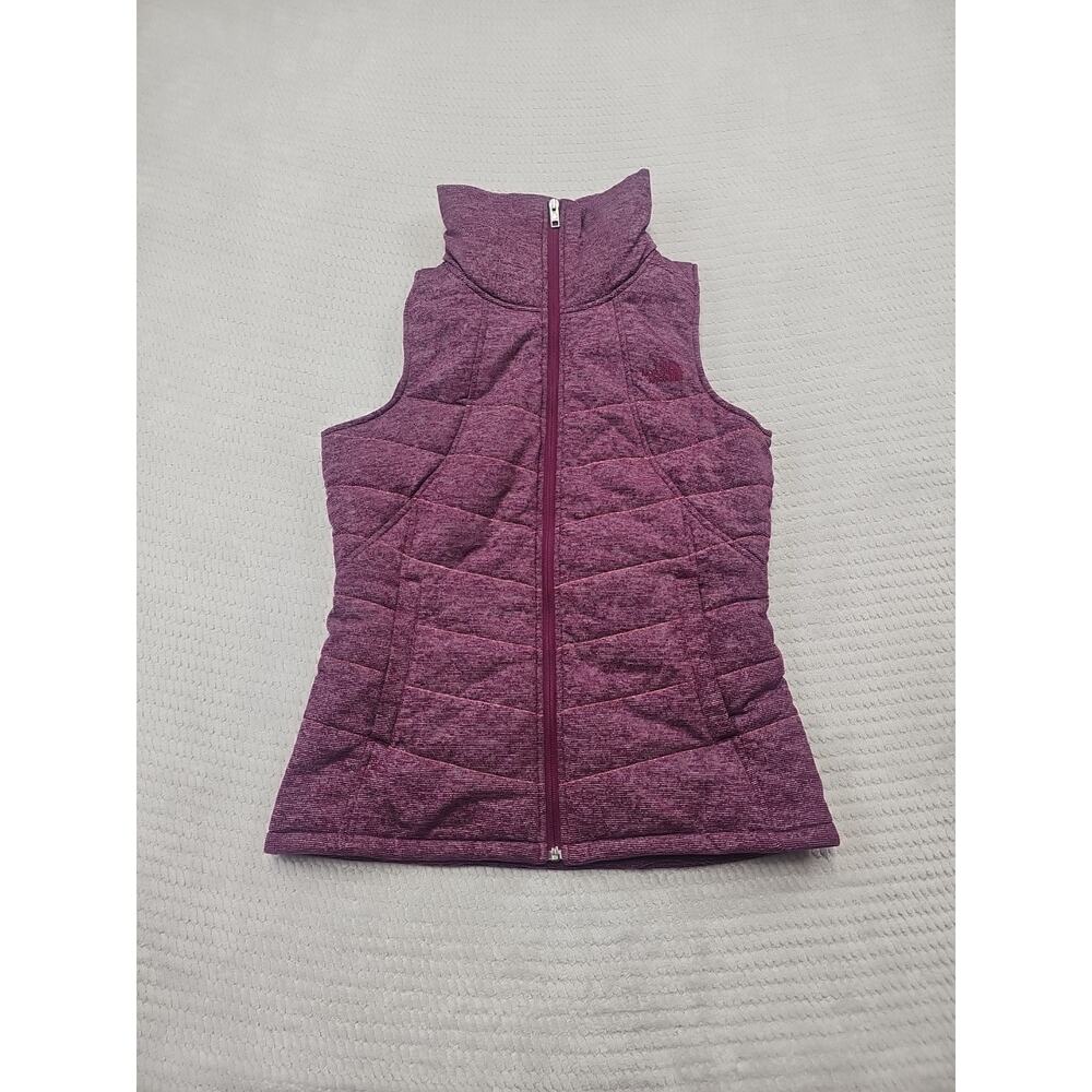The North Face Vest Womens Medium Purple Insulated Full Zip